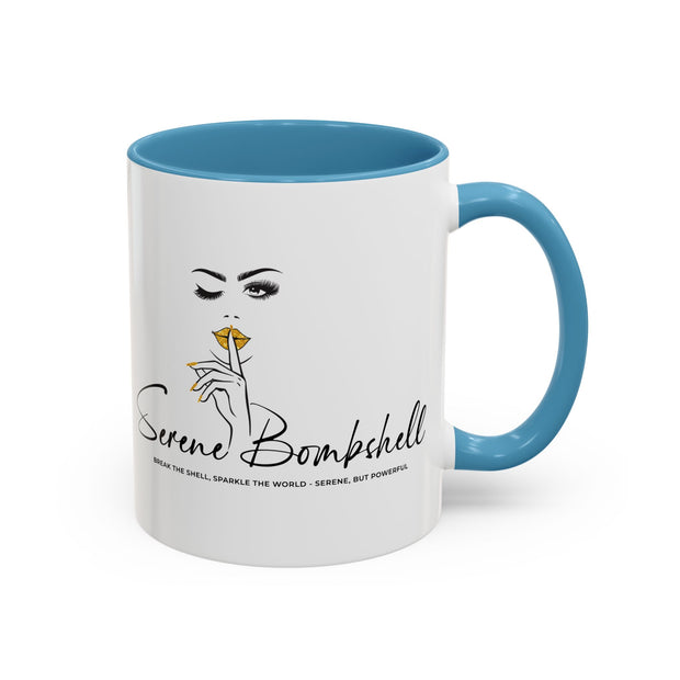 Serene Bombshell "Go Girl" Accent Coffee Mug (11, 15oz)