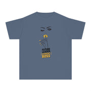 Stylish Youth Tee - Future Leader, Current Boss Graphic T-Shirt for Trendy Kids