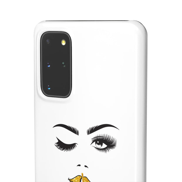Serene Bombshell Phone Case, Chic Snap Case, Stylish Phone Cover