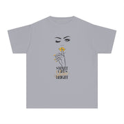 Smart Girls Shine Bright Stylish Youth Tee - Graphic T-Shirt for Trendy Kids