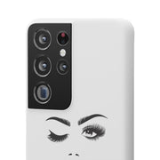 Serene Bombshell Phone Case, Chic Snap Case, Stylish Phone Cover