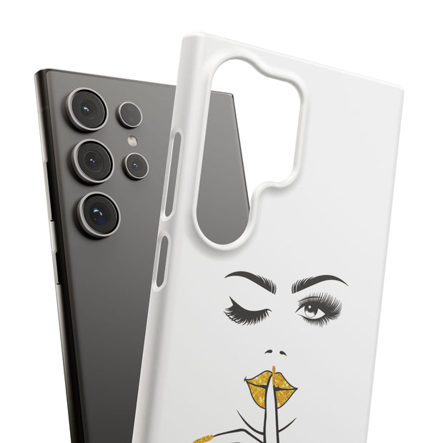 Serene Bombshell Phone Case, Chic Snap Case, Stylish Phone Cover