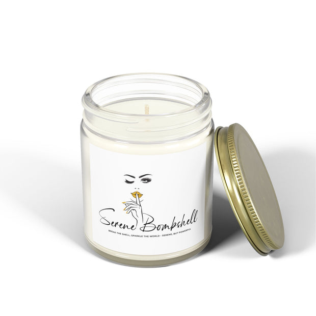 Serene Bombshell Chic Scented Candles - Coconut Apricot Wax | Stylish Home Decor