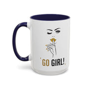 Serene Bombshell "Go Girl" Accent Coffee Mug (11, 15oz)