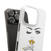 Serene Bombshell Phone Case, Chic Snap Case, Stylish Phone Cover