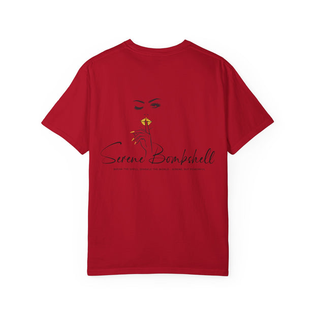 Serene Bombshell Empowering Graphic Tee: My Life, My Rules, Trendy T-shirt