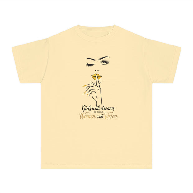 Stylish Youth Tee - Girls with Dreams Graphic T-Shirt for Trendy Kids