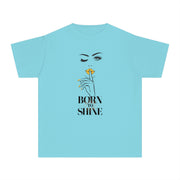 Born to Shine Stylish Youth Tee - Graphic T-Shirt for Trendy Kids