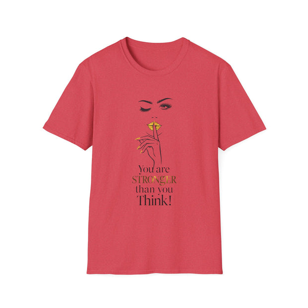 Serene Bombshell Chic Statement T-Shirt - You are Stronger than you think Graphic Tee