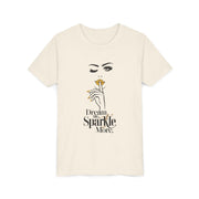 Dream Big, Sparkle More Youth Tee, Stylish Graphic Young Adult Shirt