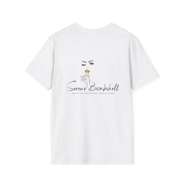 Serene Bombshell Chic Statement T-Shirt - You are Stronger than you think Graphic Tee