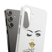 Serene Bombshell Phone Case, Chic Snap Case, Stylish Phone Cover