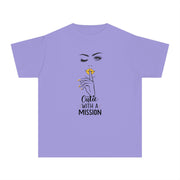 Cutie with a Mission Stylish Youth Tee - Graphic T-Shirt for Trendy Kids
