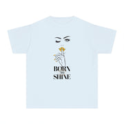 Born to Shine Stylish Youth Tee - Graphic T-Shirt for Trendy Kids