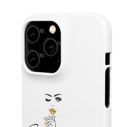 Serene Bombshell Phone Case, Chic Snap Case, Stylish Phone Cover
