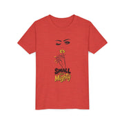 Small But Mighty Youth Tee, Stylish Graphic Young Adult Shirt