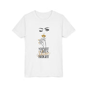 Smart Girls Shine Bright Youth Tee, Stylish Graphic Young Adult Shirt
