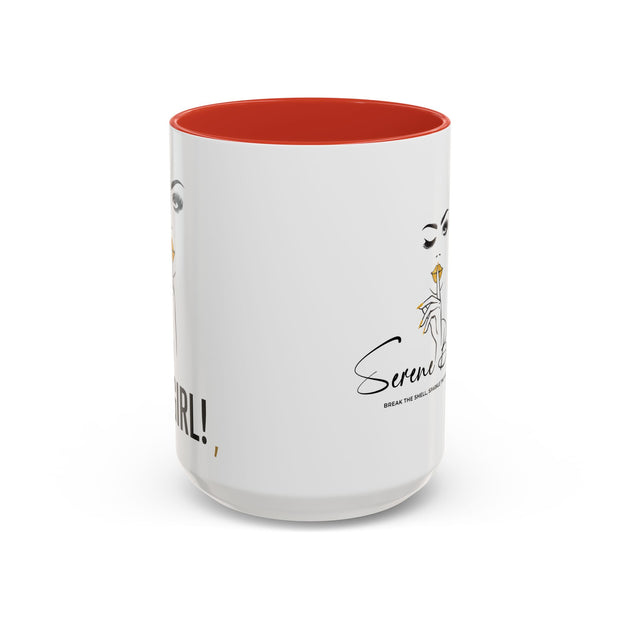 Serene Bombshell "Go Girl" Accent Coffee Mug (11, 15oz)