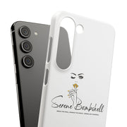Serene Bombshell Phone Case, Chic Snap Case, Stylish Phone Cover
