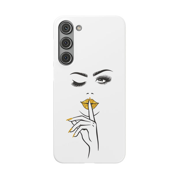Serene Bombshell Phone Case, Chic Snap Case, Stylish Phone Cover