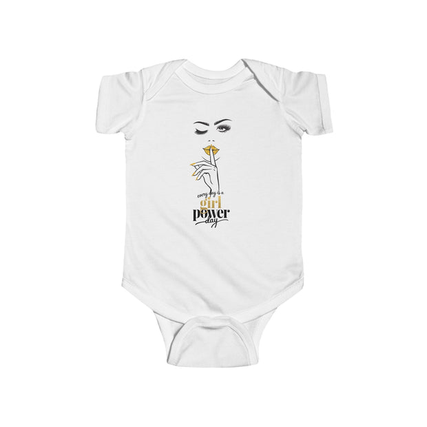 Every Day is a Girl Power Day Cute Baby Bodysuit, Funny Baby Clothes, Newborn Gift