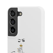 Serene Bombshell Phone Case, Chic Snap Case, Stylish Phone Cover