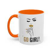 Serene Bombshell "Go Girl" Accent Coffee Mug (11, 15oz)