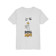 Small But Mighty Youth Tee, Stylish Graphic Young Adult Shirt