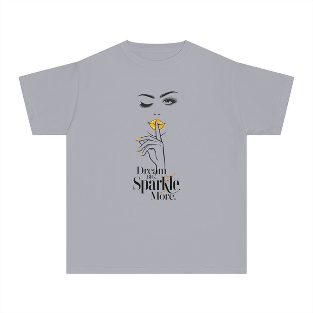 Stylish Youth Tee - Dream Big, Sparkle More Graphic T-Shirt for Trendy Kids