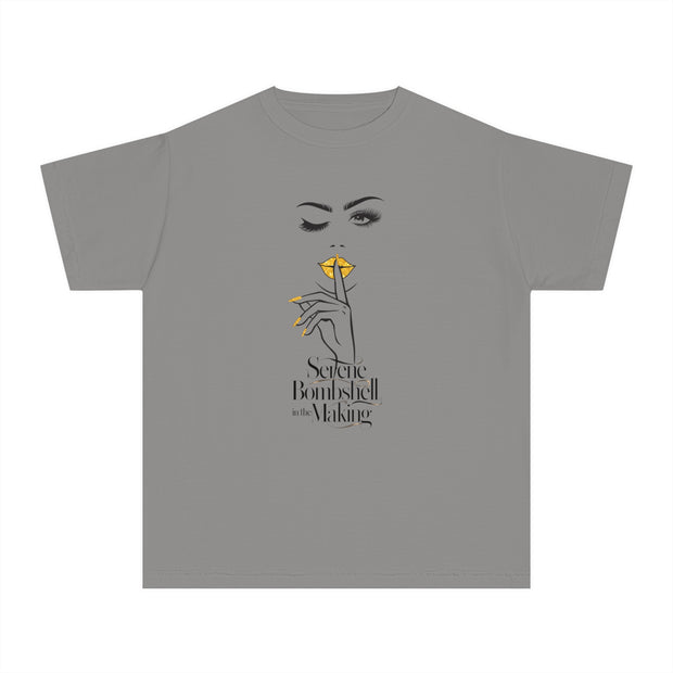 Stylish Youth Tee - Scenic Bombshell in the Making Graphic T-Shirt for Trendy Kids