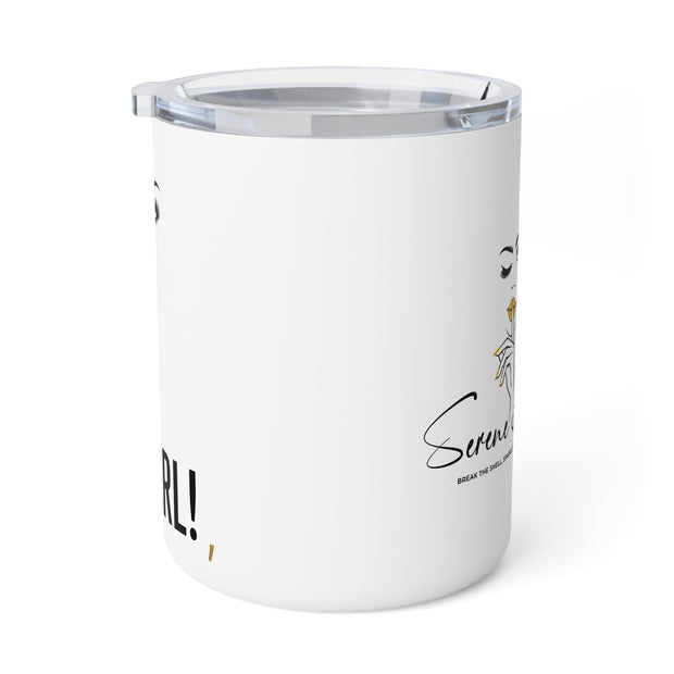 Serene Bombshell "Go Girl" Insulated Coffee Mug - 10oz, Personalized Gift