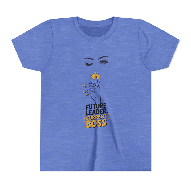 Future Leader, Current Boss Youth Tee, Stylish Graphic Young Adult Shirt