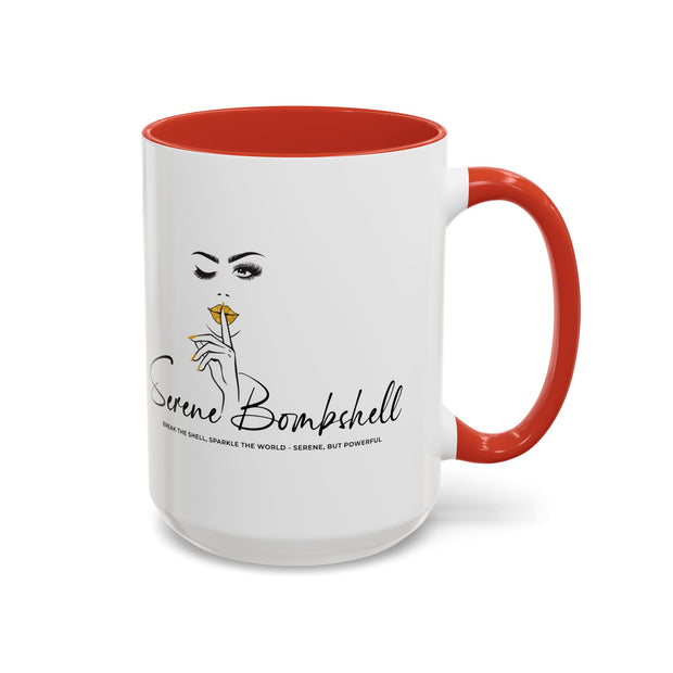 Serene Bombshell "Not Asking, Taking!" Accent Coffee Mug (11, 15oz)