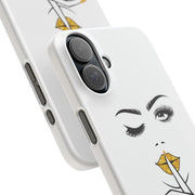 Serene Bombshell Phone Case, Chic Snap Case, Stylish Phone Cover