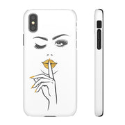 Serene Bombshell Phone Case, Chic Snap Case, Stylish Phone Cover