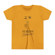 Fearless and Fabulous Youth Tee, Stylish Graphic Young Adult Shirt