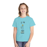 Smart Girls Shine Bright Stylish Youth Tee - Graphic T-Shirt for Trendy Kids