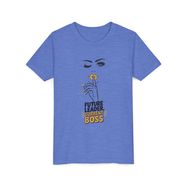 Future Leader, Current Boss Youth Tee, Stylish Graphic Young Adult Shirt