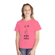 Born to Shine Stylish Youth Tee - Graphic T-Shirt for Trendy Kids