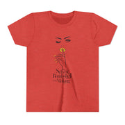 Serene Bombshell in The Making Youth Tee, Stylish Graphic Young Adult Shirt