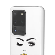 Serene Bombshell Phone Case, Chic Snap Case, Stylish Phone Cover