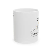 Serene BombShell ""My Life, My Rules" Ceramic Coffee Mug, Unique Gift for Coffee Lovers, Tea Drinkers