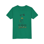 Fearless and Fabulous Youth Tee, Stylish Graphic Young Adult Shirt