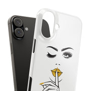Serene Bombshell Phone Case, Chic Snap Case, Stylish Phone Cover