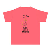 Cutie with a Mission Stylish Youth Tee - Graphic T-Shirt for Trendy Kids