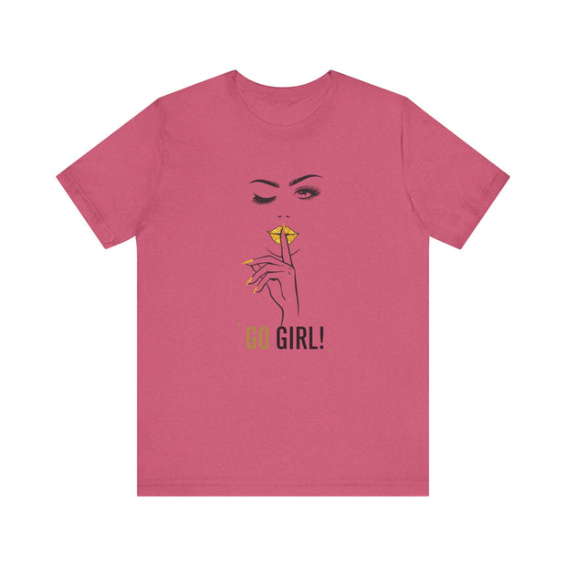 Serene Bombshell Empowering Graphic Tee "Go Girl" for Confident Women