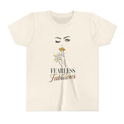 Fearless and Fabulous Youth Tee, Stylish Graphic Young Adult Shirt