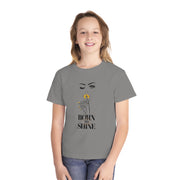 Born to Shine Stylish Youth Tee - Graphic T-Shirt for Trendy Kids