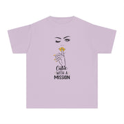 Cutie with a Mission Stylish Youth Tee - Graphic T-Shirt for Trendy Kids