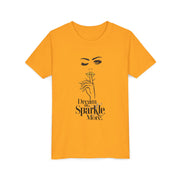 Dream Big, Sparkle More Youth Tee, Stylish Graphic Young Adult Shirt